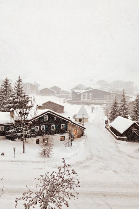 Luxury hotels in ski resort Val d'Isere