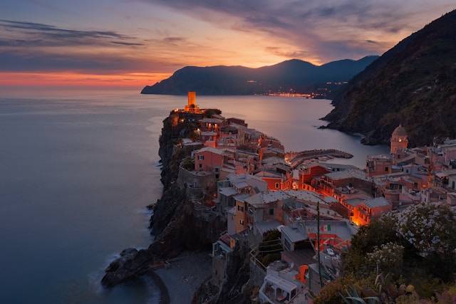 Vernazza Town in Italy